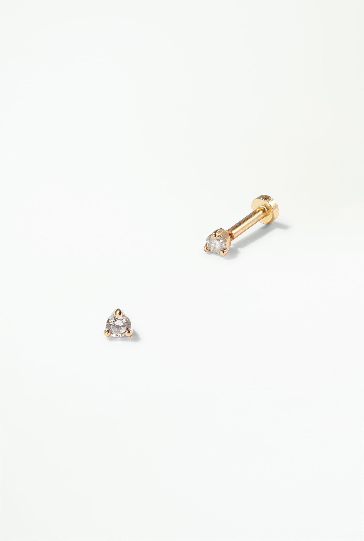 LINK CHAIN SMALL DIAMOND EARRINGS - Anmol Jewellers